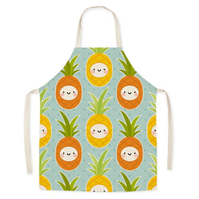 7Kitchen Chef Easter Series Delantal de lino con estampado floral Restaurante Baberos de cocina esquí esquí Gafas de esquí