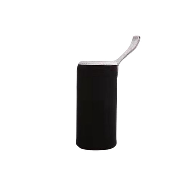 Reemplazo de la manga de la botella de agua de tela Aislamiento térmico Taza de vacío Cubierta del matraz Accesorios protectores aislantes con Almacenamiento y organización del hogar Negro Bearachild HA067112-10