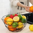 thumbnail image 4 of ZHUYING Metal Wire Fruit Bowl, Iron Arts Fruit Storage Baskets for Kitchen Counter, Countertop, Home Decor, Table Centerpiece Decorative hold Vegetables, Bread, Snacks, Potpourris, 4 of 7