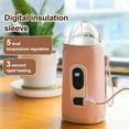 thumbnail image 4 of Bottle Warmer, Yadala Baby Portable Bottle Warmer, 5-Speed Temperature Regulation, Baby Bottle Warmer for Travel, Usb Bottle Warmers by Car for All Bottles for Babies，Pink, 4 of 8