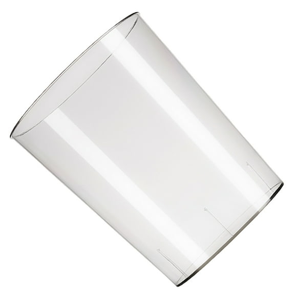 Tineasur 1Pc Acrylic Wake Flower Bucket Lightweight Storage Bucket with Smooth Edges