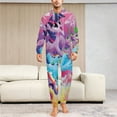 thumbnail image 6 of My Lit-tle Pony Women Men Pajamas Zipper Onesie Jumpsuit Hooded One Piece Sleepwear, 6 of 8