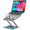 Gray, variant on JEEJIA Laptop Stand Pink, Adjustable 360° Smooth Rotation, Open Heat Dissipation, up to 22 lbs, Ergonomic for Healthier Workdays
