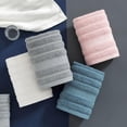 thumbnail image 3 of 4pcs Useful Towel Square Face Towel Strong Water Absorption Kids Children Small Pure Cotton Towel Wipe Hands 35*35cm, 3 of 7