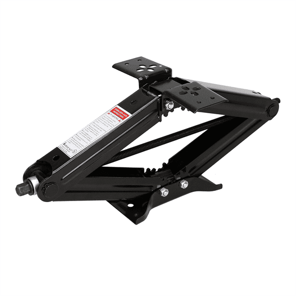 Lippert Components Leveling Jack 285325 Use To Level Motorhome/Travel Trailer or Camper While Parked; Manual; 6000 Pound Capacity; 24 Inch Lift Height; Scissor Type; Steel; Single
