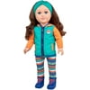 My Life As 18" Poseable Outdoorsy Girl Doll, Brunette Hair