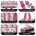 thumbnail image 3 of Teacher Tote Bag,Bulldog Dog and Love Heart Teacher Utility Tote Bag,Large Work Tote Bags for Women with Multiple Pockets,Top Zipper Closure,13.8x10.6x6.7 Inch, 3 of 5