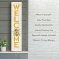 thumbnail image 3 of Highland Home "Floral Welcome" Pallet Wood Welcome Sign, 3 of 7