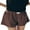 A-Light Brown, variant on Women Y2K Plaid Shorts Elastic Low Rise Cute Pajama Boxer Shorts Summer Lounge Pj Sleep Short Bottom Sleepwear