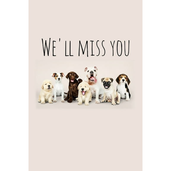 We'll miss you: Perfect goodbye gift for coworker that is leaving / going away gift for your co worker, boss, manager, e, (Paperback)