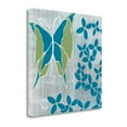 thumbnail image 2 of Tangletown Fine Art Butterfly And Flowers 2 By Shanni Welsh,  Gallery Wrap Canvas, 2 of 2