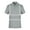 Gray, variant on Men's Safety Shirts High Reflective Short Sleeve Polo Shirts Quarter Button with Pocket Breathable Workwear Black 8(L)