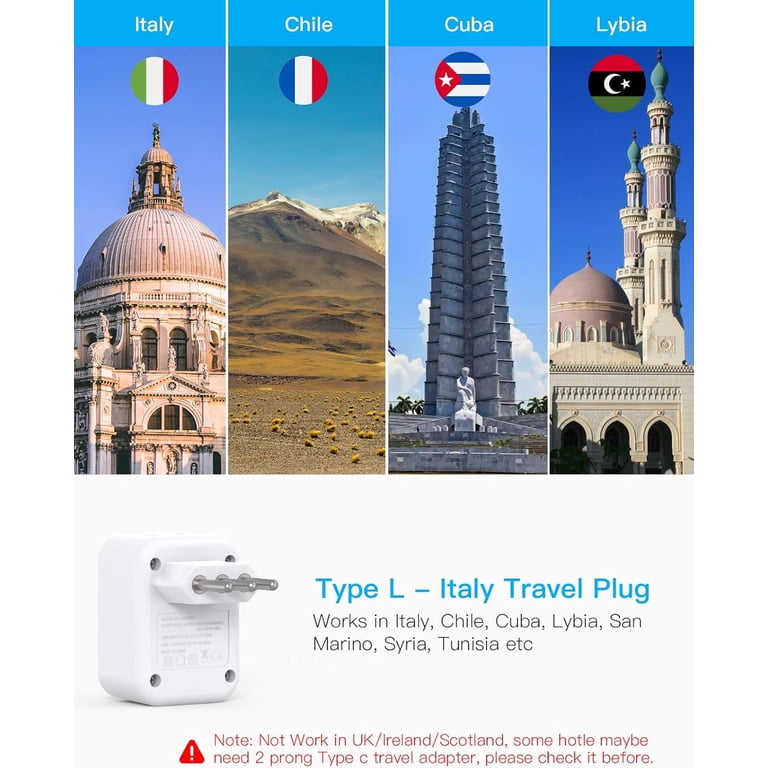 Rome travel adapter | Insiderpuj.com