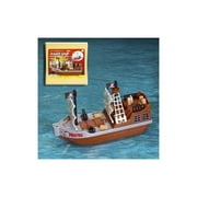 Pirate Ship - Bath and Pool Toy - Battery Operated + Waterpower Jet + Directional Control Multi-Colored