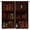 Bookshelf-7, variant on Room Darkening and Shading Curtains, Retro Bookshelf Curtains, Library Bookshelf Books Neatly Arranged Printed Curtains, Kitchen Bedroom Decoration Curtains, Living Room Curtain Set, 42x54 Inches