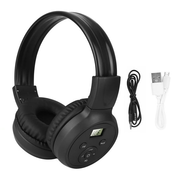 JIAHAOO Best Reception FM Radio Headphones Rechargeable 50-108 MHz Preset Scan Automatic Search AUX in Stereo Sound Lightweight Design
