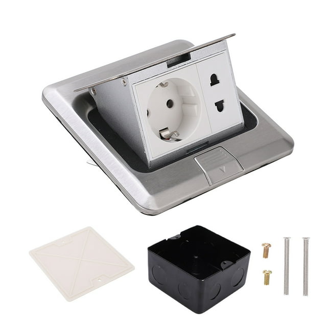 Popup Floor Socket,Floor Socket Waterproof 16A Electrical Outlet Floor Socket Built to Last