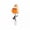 B, variant on LED Lighted Ghost Pumpkin Candy Holder Garden Stake, Halloween Glowing Ghost Treat Bowl Yard Lawn Stake, Cute Ghost Pumpkin Bowl Outdoor Front Porch Decor