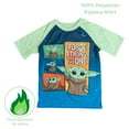thumbnail image 6 of Star Wars Baby Yoda Boys Pajamas Short Sleeve Sleepwear 2 Piece Set, 6 of 8