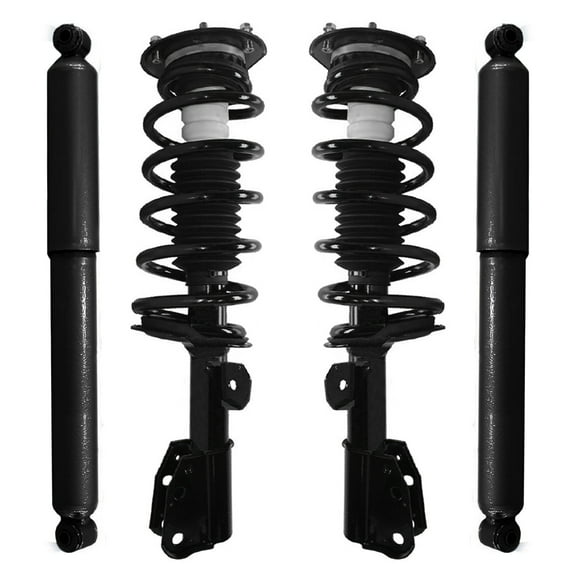 Unity Automotive Front & Rear Complete Strut Assembly Shock Kit Fits 2002-2007 Saturn Vue, 4-11233-251140-001