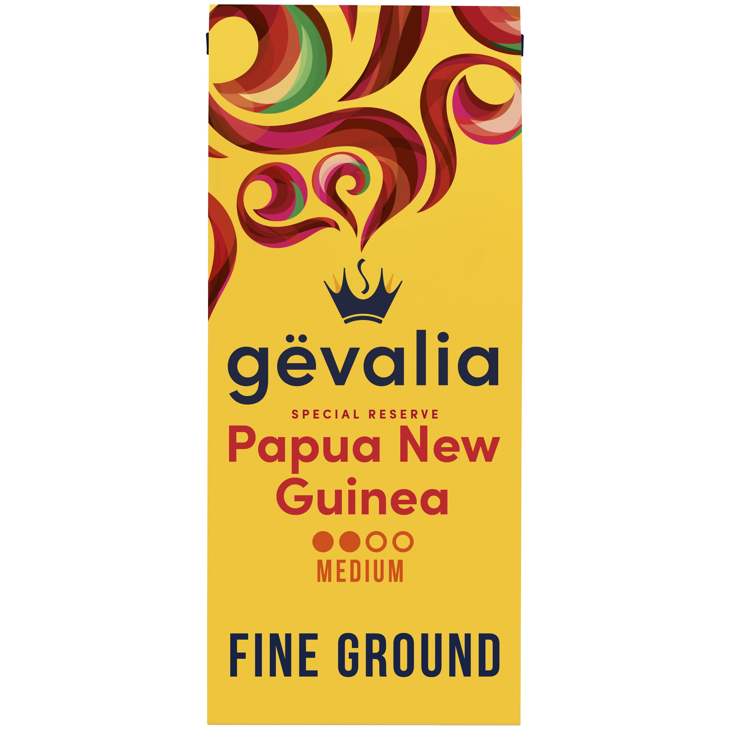 Volcanica Fair Trade Papua New Guinea Dark Roast Ground Coffee – 16 Ounce Bag, Rich & Complex