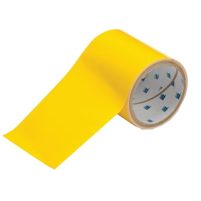 FLOOR MARKING TAPE - 4INYELLOW TOUGHSTRIPE