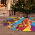 thumbnail image 6 of Picia Colorful Giraffes with Drinks Print Christmas Tree Skirt , Christmas Tree Skirt Ornaments for Merry Christmas Holiday Party Decorations Indoor Outdoor-36", 6 of 7