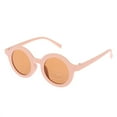 thumbnail image 4 of KUIZAP Children's Sunglasses Infant's Retro Solid Color Ultraviolet-proof Round Convenience Glasses Eyeglass For Kids(Green), 4 of 7