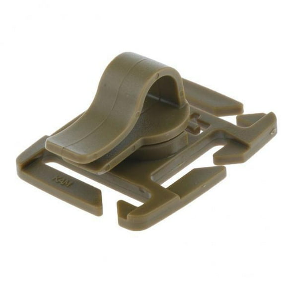 2x Clips de tubo de agua Clip de de vejiga de agua universal Abrazadera de paquete de hidratación extraíble Soporte de Cola Soporte de tubo de vejiga de agua