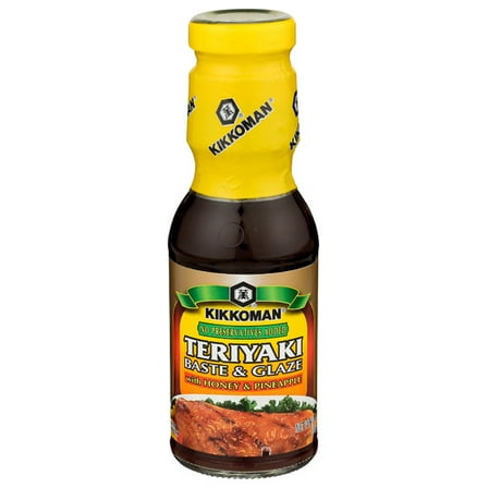 (Pack of 12) Kikkoman Baste Teriyaki Honey Pineapple 12.1 fl oz