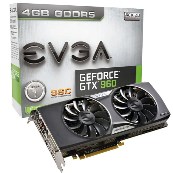 Tarjeta gráfica EVGA GeForce GTX 960 4GB SSC GAMING ACX 2.0+