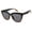Black Tortoise, variant on Women's MS164 Stylish UVA and UVB Protective Cat Eye Fashion Sunglasses, 55mm