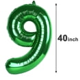 thumbnail image 3 of Globo Upegesy número 29 verde de 40 pulgadas para fiesta de cumpleaños, 3 of 4