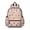 Cat and Birthday Pink Pattern, variant on Cat and Heart White Pattern Cute School Backpack with Padded Back and Adjustable Shoulder Straps 13.4"x11"x4.7"