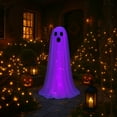 thumbnail image 2 of Yika Halloween Ghost Decoration With Remote Control Lamp Ghost Lamp Courtyard Party Garden Ornament Standing Halloween-Ghost Lights for Porches Yards Gardens Lawn, 2 of 9