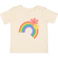 thumbnail image 3 of Inktastic Rainbow and Flowers Girls Baby T-Shirt, 3 of 5