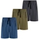 thumbnail image 1 of BIG ELEPHANT Shorts Atléticos para Niño con Bolsillos con Zíper y Cordón, Shorts Casuales para Jóvenes, Paquete de 3, Tallas: 7-17 Años, 1 of 8