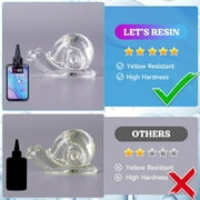 LETS RESIN UV Resin,200g Low Viscosity Crystal Clear Ultraviolet Thin Epoxy Resin, Quick-Curing&Low Shrinkage UV Resin Kit for Crafts, Jewelry Making, Casting