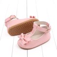 thumbnail image 5 of AJTQTH Girls Shoes Newborn Round Toe Breathable Shoes Breathable Cute Bows Casual Shoes Soft Rubber Soled Anti-Slip Walking Shoes for Toddler Pink 13, 5 of 9
