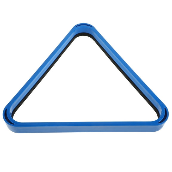 IDEANATEGRATE 1Set Blue Plastic Triangle Billiard Ball Rack for Pool Table Accessories 11.8x11.8x1.2in