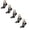 Black4 5PCS, variant on 5 Pairs Women's Black Lace Fishnet Ankle Socks-Mesh, No Show, Non , Ultra Thin, Crew, Hollow Out Net Socks for Summer