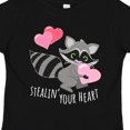 thumbnail image 4 of Inktastic Stealin' Your Heart Cute Raccoon Boys or Girls Toddler T-Shirt, 4 of 5
