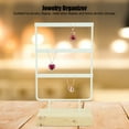 thumbnail image 4 of Durable Jewelry Rack, Easy To Disassemble Metal Material Jewelry Storage Rack, For Retail Store Jewelry Display Jewelry Storage Jewelry Display Home Black,White, 4 of 8
