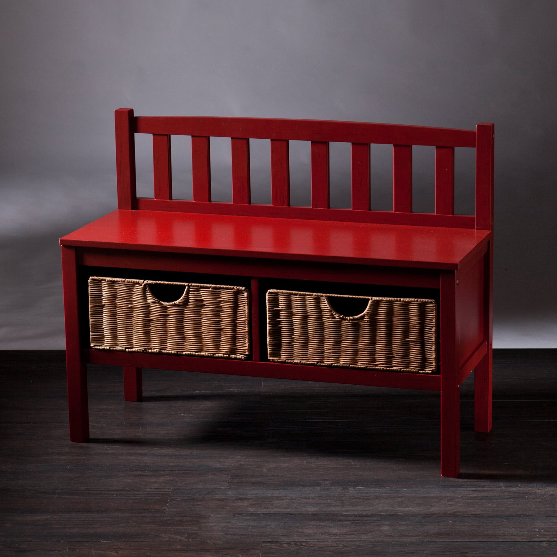 Red Entry Hall Bench Red Entryway Furniture Benches With Storage