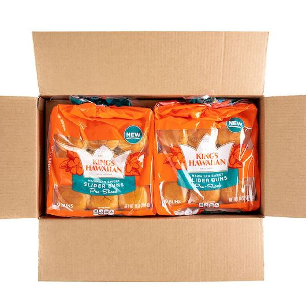 Kings Hawaiian Original Sweet Pre Sliced Slider Bun, 10 Ounce -- 12 per case