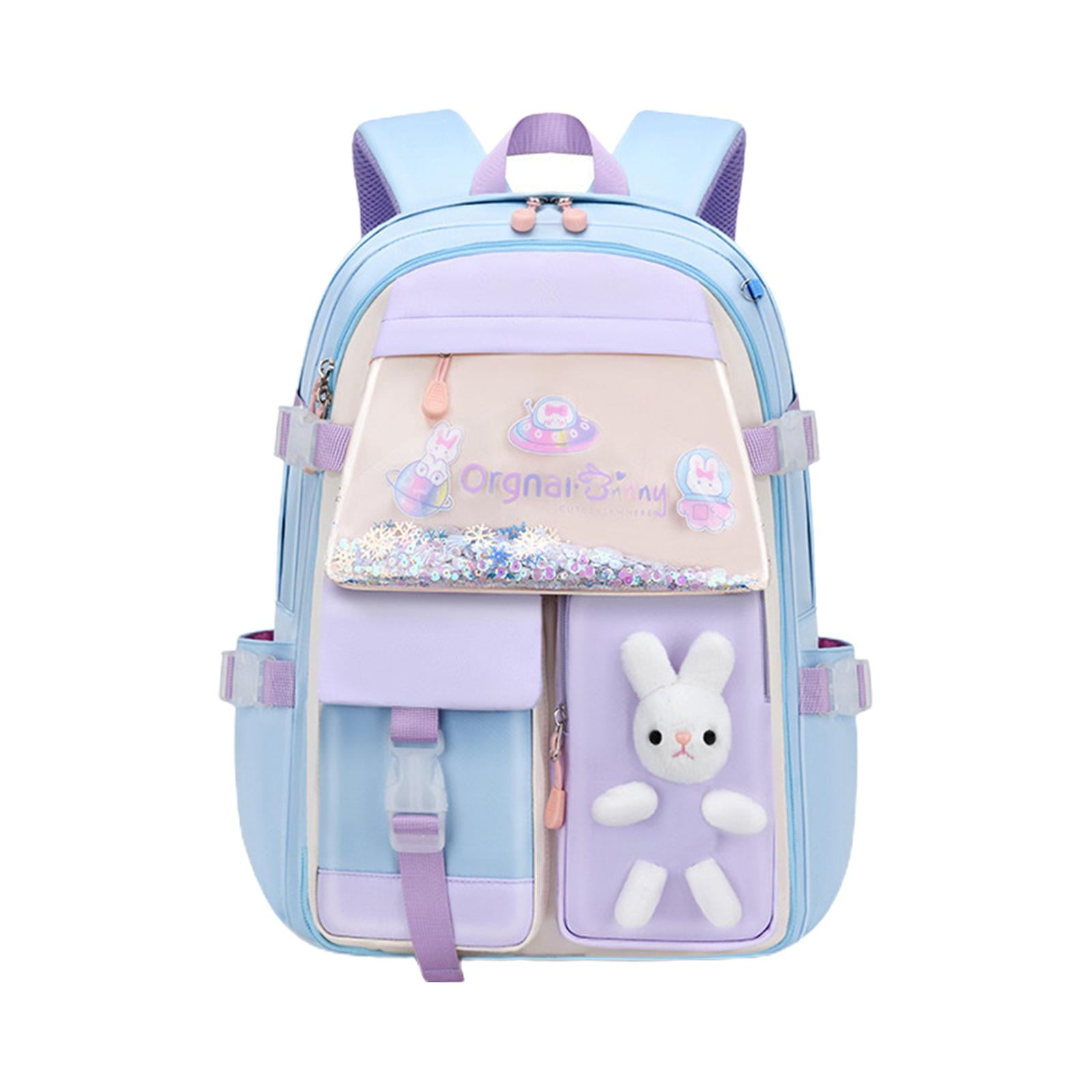 Kids Backpack Durable Casual Daypack Handbags Water Resistant Shoulder Bag Blue