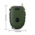 thumbnail image 5 of Fashion Steel Cable Combination Lock Portables Retractable Scooters Lock for Scooters Bicycles Suitcases Motorcycles, 5 of 12