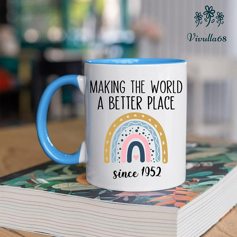 70th Birthday Coffee Mug, 70th Birthday Gifts For Women, 70th Birthday  Gifts,70th Birthday Gifts For Men, 70 Year Old Birthday Mug, 70th Gift For  Women, Blue Mug - Walmart.com