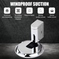 thumbnail image 5 of Upgraded Magnetic Door Stopper, Adjustable Punch-Free Silent Zinc Alloy Floor Door Stop, Heavy Duty Mechanical Magnetic Door Stops for Living Room Bedroom Kitchen Office Door (Bright Silver), 5 of 9