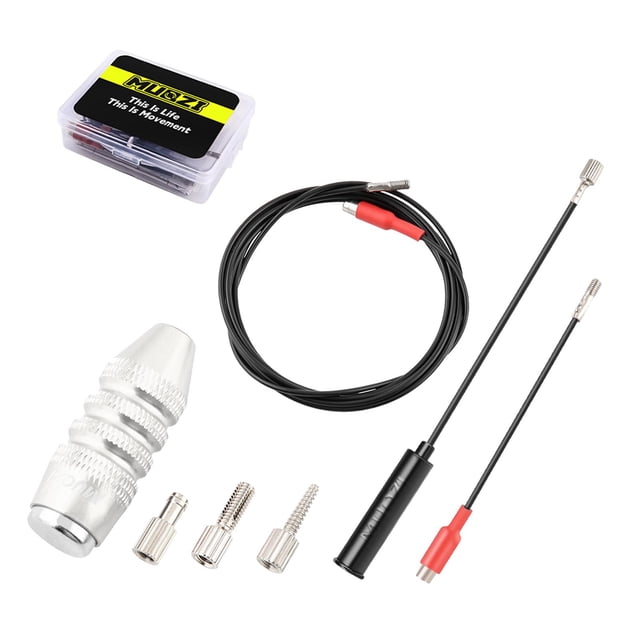 Kit de herramientas para enrutamiento de cables internos de bicicleta Perfecl Aluminio Plata